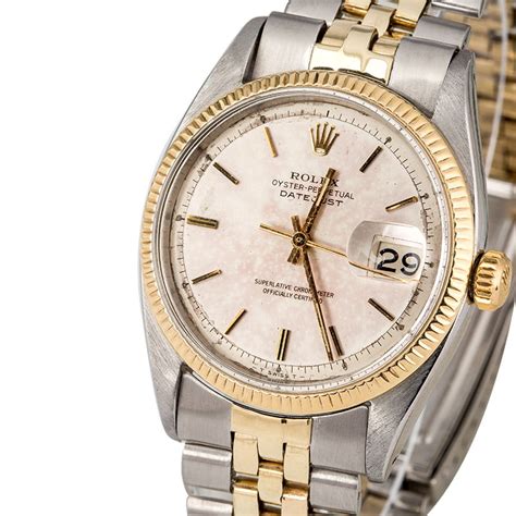 Rolex Datejust 6605 Vintage Two Tone Model 